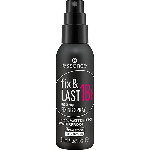 ESSENCE Фиксирующий спрей для макияжа Fix & Last 18h, Фиксирующий спрей для макияжа Fix & Last 18h
ESSENCE Фиксирующий спрей для макияжа Fix & Last 18h, Фиксирующий спрей для макияжа Fix & Last 18h