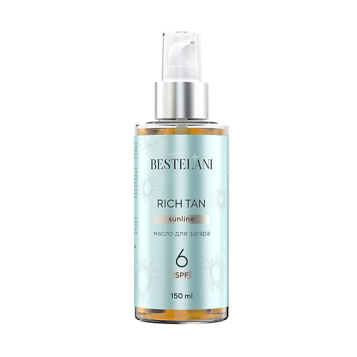 BESTELANI Масло для загара 6 spf , водостойкое Rich Tan, Масло для загара 6 spf , водостойкое Rich Tan
BESTELANI Масло для загара 6 spf , водостойкое Rich Tan, Масло для загара 6 spf , водостойкое Rich Tan