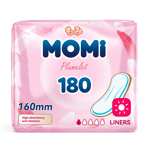 MOMI Прокладки гигиенические ежедневные "Liners" 160 мм ультратонкие спайка 180.0, Прокладки гигиенические ежедневные "Liners" 160 мм ультратонкие спайка
MOMI Прокладки гигиенические ежедневные "Liners" 160 мм ультратонкие спайка 180.0, Прокладки гигиенические ежедневные "Liners" 160 мм ультратонкие спайка