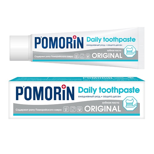 POMORIN Зубная паста ORIGINAL Ежедневный уход 100.0, Зубная паста ORIGINAL Ежедневный уход
POMORIN Зубная паста ORIGINAL Ежедневный уход 100.0, Зубная паста ORIGINAL Ежедневный уход