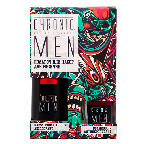 CHRONIC MEN Набор подарочный Strong: Дезодорант спрей + Антиперспирант роликовый, Набор подарочный Strong: Дезодорант спрей + Антиперспирант роликовый
CHRONIC MEN Набор подарочный Strong: Дезодорант спрей + Антиперспирант роликовый, Набор подарочный Strong: Дезодорант спрей + Антиперспирант роликовый