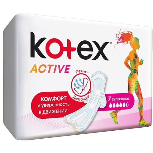 KOTEX Прокладки гигиенические Ультра Эктив Супер 7.0, Прокладки гигиенические Ультра Эктив Супер
KOTEX Прокладки гигиенические Ультра Эктив Супер 7.0, Прокладки гигиенические Ультра Эктив Супер