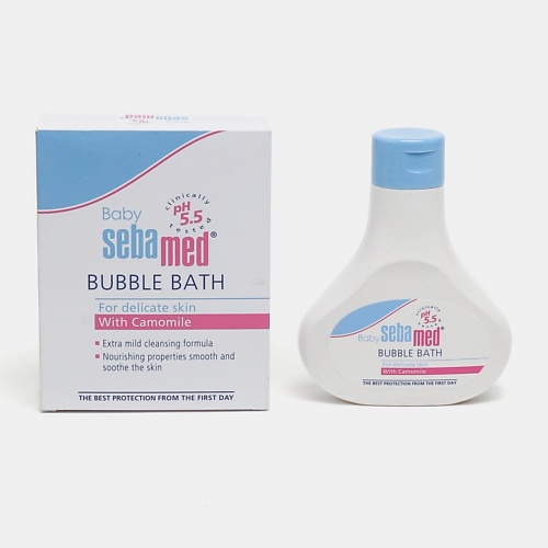 SEBAMED Успокаивающая и увлажняющая детская пена для ванн Baby Bubble Bath 200.0, Успокаивающая и увлажняющая детская пена для ванн Baby Bubble Bath
SEBAMED Успокаивающая и увлажняющая детская пена для ванн Baby Bubble Bath 200.0, Успокаивающая и увлажняющая детская пена для ванн Baby Bubble Bath