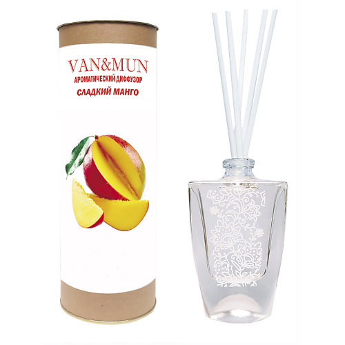 VAN&MUN Ароматический диффузор Сладкий манго с палочками 45.0, Ароматический диффузор Сладкий манго с палочками
VAN&MUN Ароматический диффузор Сладкий манго с палочками 45.0, Ароматический диффузор Сладкий манго с палочками