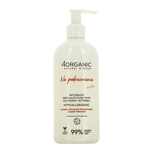 4ORGANIC Гель для интимной гигиены гипоаллергенный Sensitive 350.0, Гель для интимной гигиены гипоаллергенный Sensitive
4ORGANIC Гель для интимной гигиены гипоаллергенный Sensitive 350.0, Гель для интимной гигиены гипоаллергенный Sensitive