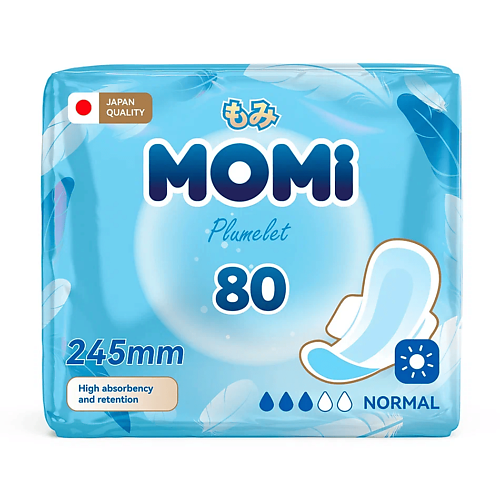 MOMI Прокладки гигиенические дневные "Normal" 245 мм 80.0, Прокладки гигиенические дневные "Normal" 245 мм
MOMI Прокладки гигиенические дневные "Normal" 245 мм 80.0, Прокладки гигиенические дневные "Normal" 245 мм