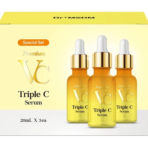 DERMAL Dr+MEDM Сыворотка для лица с витамином С набор 3.0, Dr+MEDM Сыворотка для лица с витамином С набор
DERMAL Dr+MEDM Сыворотка для лица с витамином С набор 3.0, Dr+MEDM Сыворотка для лица с витамином С набор