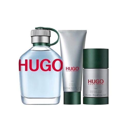 HUGO Набор Man: Туалетная вода + Дезодорант-стик + Гель для душа, Набор Man: Туалетная вода + Дезодорант-стик + Гель для душа
HUGO Набор Man: Туалетная вода + Дезодорант-стик + Гель для душа, Набор Man: Туалетная вода + Дезодорант-стик + Гель для душа