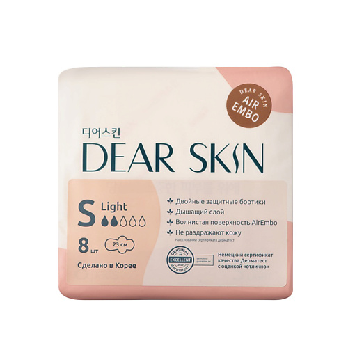 DEAR SKIN Гигиенические прокладки Air Embo Light, Гигиенические прокладки Air Embo Light
DEAR SKIN Гигиенические прокладки Air Embo Light, Гигиенические прокладки Air Embo Light