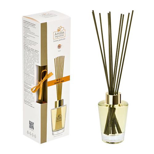 AROMA REPUBLIC Ароматический диффузор в стеклянном флаконе,"№61 Amber sea" 90, Ароматический диффузор в стеклянном флаконе,"№61 Amber sea"
AROMA REPUBLIC Ароматический диффузор в стеклянном флаконе,"№61 Amber sea" 90, Ароматический диффузор в стеклянном флаконе,"№61 Amber sea"