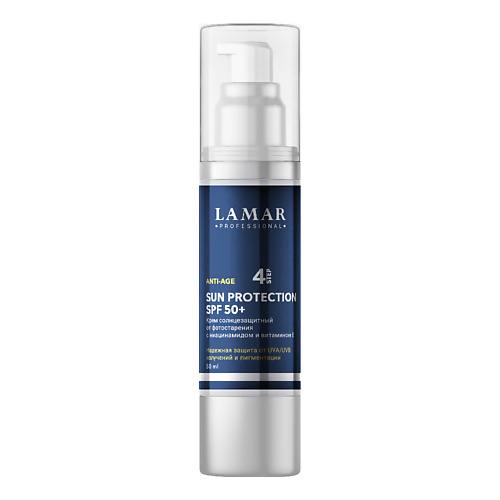 LAMAR PROFESSIONAL Крем солнцезащитный от фотостарения SUN PROTECTION SPF 50 50.0, Крем солнцезащитный от фотостарения SUN PROTECTION SPF 50
LAMAR PROFESSIONAL Крем солнцезащитный от фотостарения SUN PROTECTION SPF 50 50.0, Крем солнцезащитный от фотостарения SUN PROTECTION SPF 50