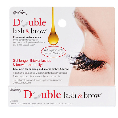 GODEFROY Godefroy Double Lash & Brow Масло-активатор роста для бровей и ресниц, Godefroy Double Lash & Brow Масло-активатор роста для бровей и ресниц
GODEFROY Godefroy Double Lash & Brow Масло-активатор роста для бровей и ресниц, Godefroy Double Lash & Brow Масло-активатор роста для бровей и ресниц