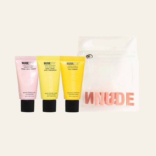 NUDESTIX Набор Nudeskin Citrus Renew: Бальзам для снятия макияжа, пилинг, крем-праймер, Набор Nudeskin Citrus Renew: Бальзам для снятия макияжа, пилинг, крем-праймер
NUDESTIX Набор Nudeskin Citrus Renew: Бальзам для снятия макияжа, пилинг, крем-праймер, Набор Nudeskin Citrus Renew: Бальзам для снятия макияжа, пилинг, крем-праймер