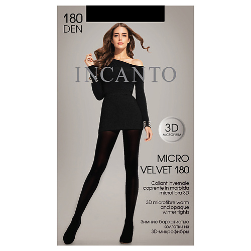 INCANTO Колготки женские MicroVelvet 180 den Nero, Колготки женские MicroVelvet 180 den Nero
INCANTO Колготки женские MicroVelvet 180 den Nero, Колготки женские MicroVelvet 180 den Nero