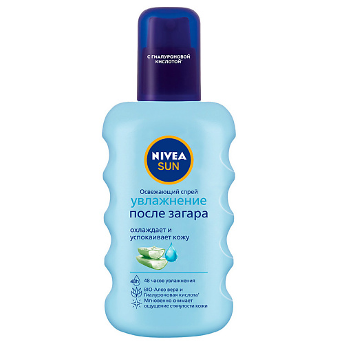NIVEA SUN Освежающий спрей "Увлажнение после загара" с гиалуроном, SUN Освежающий спрей "Увлажнение после загара" с гиалуроном
NIVEA SUN Освежающий спрей "Увлажнение после загара" с гиалуроном, SUN Освежающий спрей "Увлажнение после загара" с гиалуроном