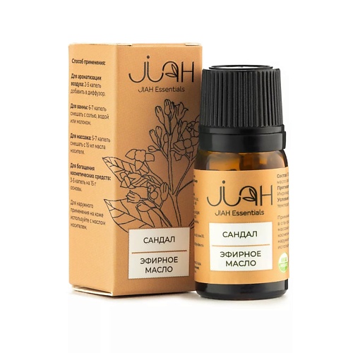 JIAH Эфирное масло сандаловое дерево (Sandalwood) 10.0, Эфирное масло сандаловое дерево (Sandalwood)
JIAH Эфирное масло сандаловое дерево (Sandalwood) 10.0, Эфирное масло сандаловое дерево (Sandalwood)