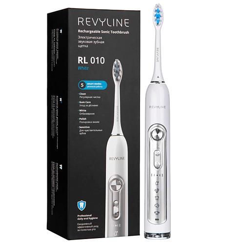 REVYLINE Электрическая звуковая зубная щетка RL 010, Электрическая звуковая зубная щетка RL 010
REVYLINE Электрическая звуковая зубная щетка RL 010, Электрическая звуковая зубная щетка RL 010