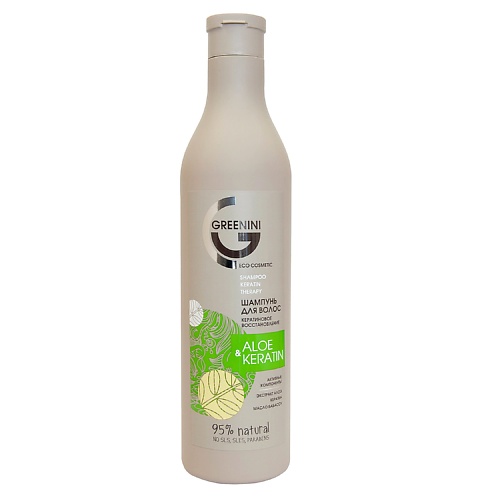 GREENINI Шампунь для волос Aloe&Keratin Восстановление 500.0, Шампунь для волос Aloe&Keratin Восстановление
GREENINI Шампунь для волос Aloe&Keratin Восстановление 500.0, Шампунь для волос Aloe&Keratin Восстановление