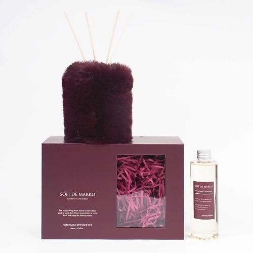 SOFI DE MARKO Sandalwood Mountain Ароматический диффузор 200.0, Sandalwood Mountain Ароматический диффузор
SOFI DE MARKO Sandalwood Mountain Ароматический диффузор 200.0, Sandalwood Mountain Ароматический диффузор