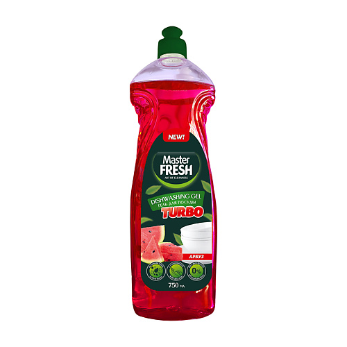 MASTER FRESH Гель для мытья посуды TURBO (АРБУЗ) 750, Гель для мытья посуды TURBO (АРБУЗ)
MASTER FRESH Гель для мытья посуды TURBO (АРБУЗ) 750, Гель для мытья посуды TURBO (АРБУЗ)