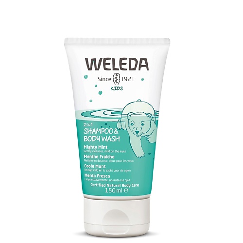 WELEDA Детский шампунь и гель для душа с ароматом мяты Kids 2-in-1 Shower & Shampoo 150.0, Детский шампунь и гель для душа с ароматом мяты Kids 2-in-1 Shower & Shampoo
WELEDA Детский шампунь и гель для душа с ароматом мяты Kids 2-in-1 Shower & Shampoo 150.0, Детский шампунь и гель для душа с ароматом мяты Kids 2-in-1 Shower & Shampoo