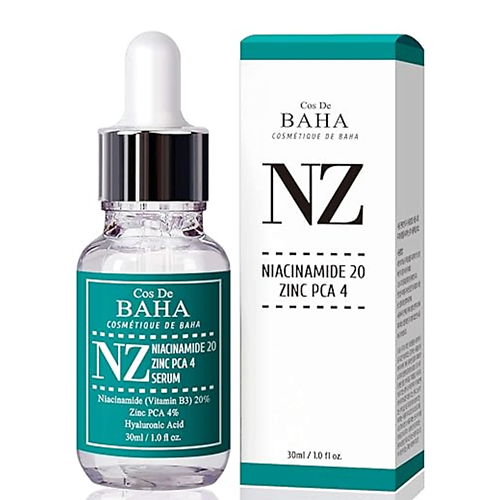 COS DE BAHA Сыворотка для лица NZ Niacinamide 20 Zink PCA 4 Serum 70.0, Сыворотка для лица NZ Niacinamide 20 Zink PCA 4 Serum
COS DE BAHA Сыворотка для лица NZ Niacinamide 20 Zink PCA 4 Serum 70.0, Сыворотка для лица NZ Niacinamide 20 Zink PCA 4 Serum