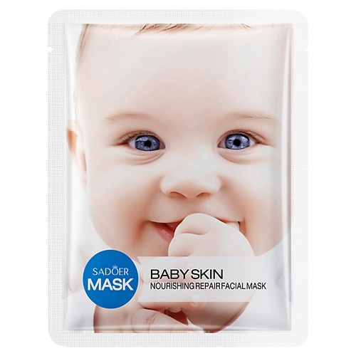 SADOER Маска для лица Baby Skin питательная тканевая, Маска для лица Baby Skin питательная тканевая
SADOER Маска для лица Baby Skin питательная тканевая, Маска для лица Baby Skin питательная тканевая