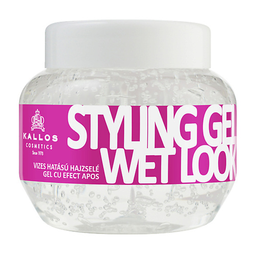 KALLOS COSMETICS Гель для укладки волос Wet Look с эффектом мокрых волос, провитамин В5 275.0, Гель для укладки волос Wet Look с эффектом мокрых волос, провитамин В5
KALLOS COSMETICS Гель для укладки волос Wet Look с эффектом мокрых волос, провитамин В5 275.0, Гель для укладки волос Wet Look с эффектом мокрых волос, провитамин В5