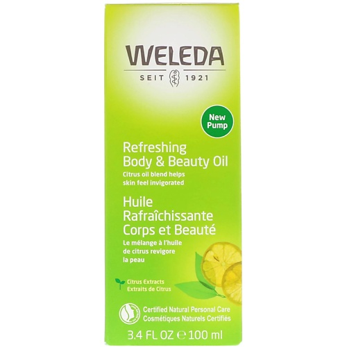 WELEDA Citrus Refreshing Освежающее цитрусовое масло для тела 100.0, Citrus Refreshing Освежающее цитрусовое масло для тела
WELEDA Citrus Refreshing Освежающее цитрусовое масло для тела 100.0, Citrus Refreshing Освежающее цитрусовое масло для тела