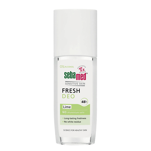 SEBAMED Дезодорант для чувствительной кожи Lime 24H Deodorant, без спирта 75.0, Дезодорант для чувствительной кожи Lime 24H Deodorant, без спирта
SEBAMED Дезодорант для чувствительной кожи Lime 24H Deodorant, без спирта 75.0, Дезодорант для чувствительной кожи Lime 24H Deodorant, без спирта