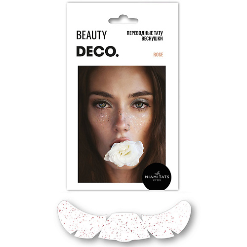DECO. Набор переводных тату-веснушек by Miami tattoos (Rose), Набор переводных тату-веснушек by Miami tattoos (Rose)
DECO. Набор переводных тату-веснушек by Miami tattoos (Rose), Набор переводных тату-веснушек by Miami tattoos (Rose)