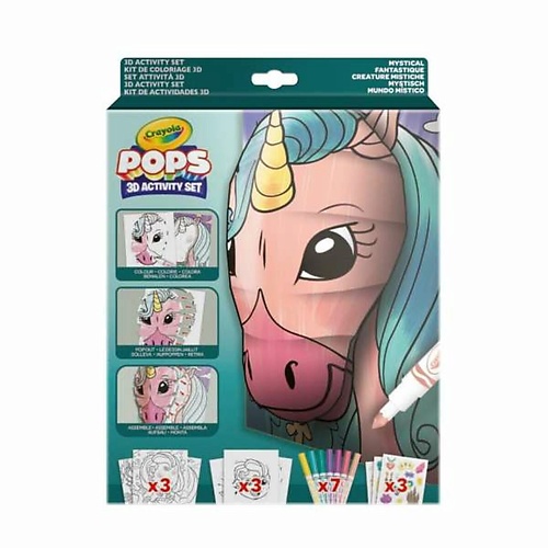 CRAYOLA Набор для творчества Pops 3D Mystical "Единорог", Набор для творчества Pops 3D Mystical "Единорог"
CRAYOLA Набор для творчества Pops 3D Mystical "Единорог", Набор для творчества Pops 3D Mystical "Единорог"
