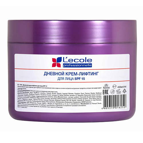 FLORESAN Крем-лифтинг для лица Lecove professionnelle SPF 15 450.0, Крем-лифтинг для лица Lecove professionnelle SPF 15
FLORESAN Крем-лифтинг для лица Lecove professionnelle SPF 15 450.0, Крем-лифтинг для лица Lecove professionnelle SPF 15