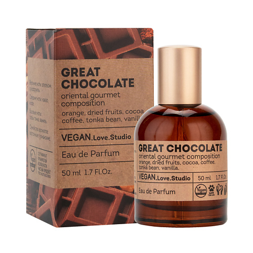 VEGAN.LOVE.STUDIO Парфюмерная вода женская Great Chocolate 50.0, Парфюмерная вода женская Great Chocolate
VEGAN.LOVE.STUDIO Парфюмерная вода женская Great Chocolate 50.0, Парфюмерная вода женская Great Chocolate
