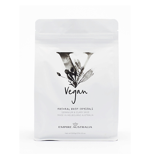EMPIRE AUSTRALIA Кристаллы для ванны с маслами герани и мускатного шалфея Vegan, Кристаллы для ванны с маслами герани и мускатного шалфея Vegan
EMPIRE AUSTRALIA Кристаллы для ванны с маслами герани и мускатного шалфея Vegan, Кристаллы для ванны с маслами герани и мускатного шалфея Vegan