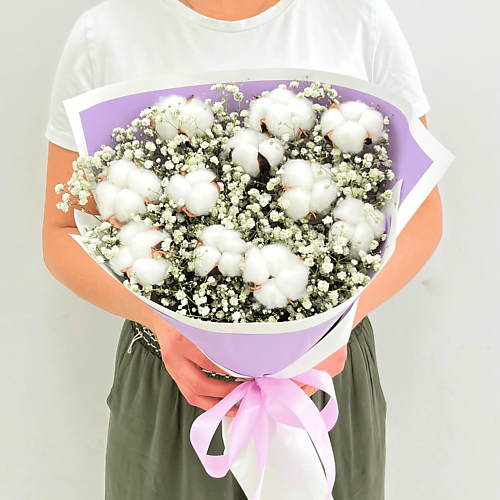 ЛЭТУАЛЬ FLOWERS Букет из белой гипсофилы и хлопка "Чистая красота", Букет из белой гипсофилы и хлопка "Чистая красота"
ЛЭТУАЛЬ FLOWERS Букет из белой гипсофилы и хлопка "Чистая красота", Букет из белой гипсофилы и хлопка "Чистая красота"