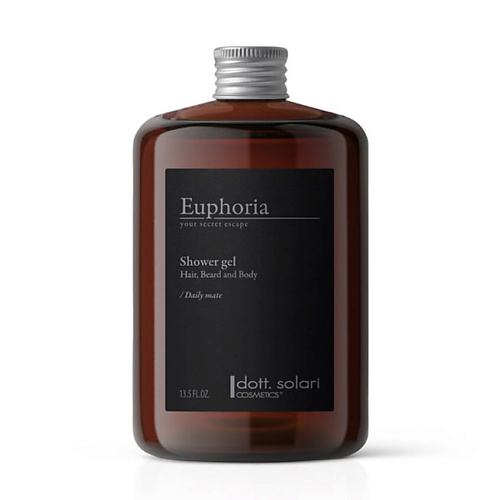 DOTT.SOLARI COSMETICS Гель-шампунь для душа и бороды EUPHORIA 400.0, Гель-шампунь для душа и бороды EUPHORIA
DOTT.SOLARI COSMETICS Гель-шампунь для душа и бороды EUPHORIA 400.0, Гель-шампунь для душа и бороды EUPHORIA
