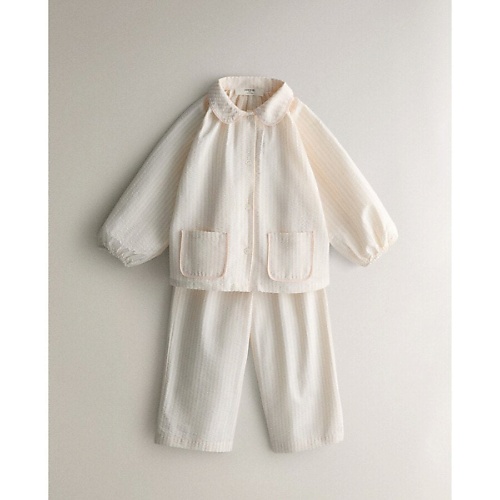 ZARA HOME Комплект пижамы из жатого хлопка с манжетами, Комплект пижамы из жатого хлопка с манжетами
ZARA HOME Комплект пижамы из жатого хлопка с манжетами, Комплект пижамы из жатого хлопка с манжетами