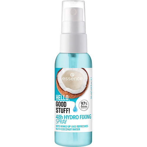 ESSENCE Фиксирующий спрей Hello, Good Stuff! 48h Hydro, Фиксирующий спрей Hello, Good Stuff! 48h Hydro
ESSENCE Фиксирующий спрей Hello, Good Stuff! 48h Hydro, Фиксирующий спрей Hello, Good Stuff! 48h Hydro