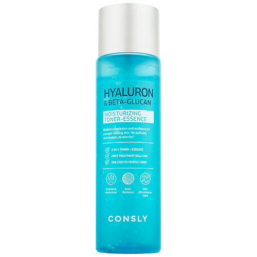 CONSLY Тонер-эссенция увлажняющий с гиалуроновой кислотой и бета-глюканом Hydrating Toner-Essence, Тонер-эссенция увлажняющий с гиалуроновой кислотой и бета-глюканом Hydrating Toner-Essence
CONSLY Тонер-эссенция увлажняющий с гиалуроновой кислотой и бета-глюканом Hydrating Toner-Essence, Тонер-эссенция увлажняющий с гиалуроновой кислотой и бета-глюканом Hydrating Toner-Essence