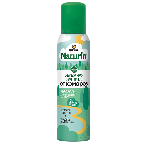 GARDEX Naturin Аэрозоль от комаров Бережная защита 150.0, Naturin Аэрозоль от комаров Бережная защита
GARDEX Naturin Аэрозоль от комаров Бережная защита 150.0, Naturin Аэрозоль от комаров Бережная защита
