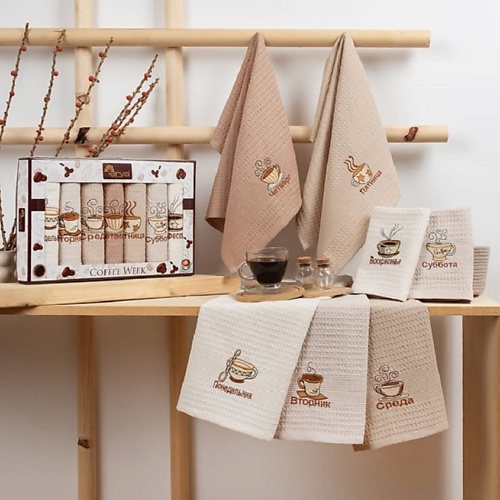 ARYA HOME COLLECTION Набор Кухонных Полотенeц 40X60см Coffee Week, Набор Кухонных Полотенeц 40X60см Coffee Week
ARYA HOME COLLECTION Набор Кухонных Полотенeц 40X60см Coffee Week, Набор Кухонных Полотенeц 40X60см Coffee Week