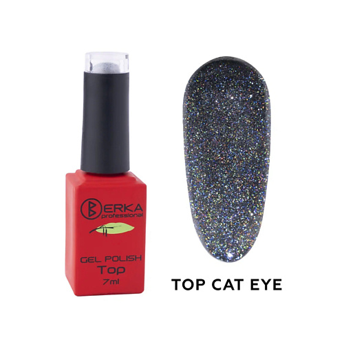 BERKA Верхнее покрытие для гель-лака Top Cat Eye 7, Верхнее покрытие для гель-лака Top Cat Eye
BERKA Верхнее покрытие для гель-лака Top Cat Eye 7, Верхнее покрытие для гель-лака Top Cat Eye