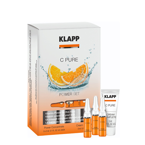 KLAPP COSMETICS Набор "Сила витамина C" C PURE Power Set, Набор "Сила витамина C" C PURE Power Set
KLAPP COSMETICS Набор "Сила витамина C" C PURE Power Set, Набор "Сила витамина C" C PURE Power Set