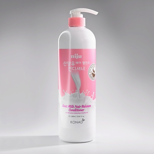 KONAD Niju Goat Milk hair Balance Conditioner Кондиционер для объема и блеска волос с козьим молоком 1000.0, Niju Goat Milk hair Balance Conditioner Кондиционер для объема и блеска волос с козьим молоком
KONAD Niju Goat Milk hair Balance Conditioner Кондиционер для объема и блеска волос с козьим молоком 1000.0, Niju Goat Milk hair Balance Conditioner Кондиционер для объема и блеска волос с козьим молоком