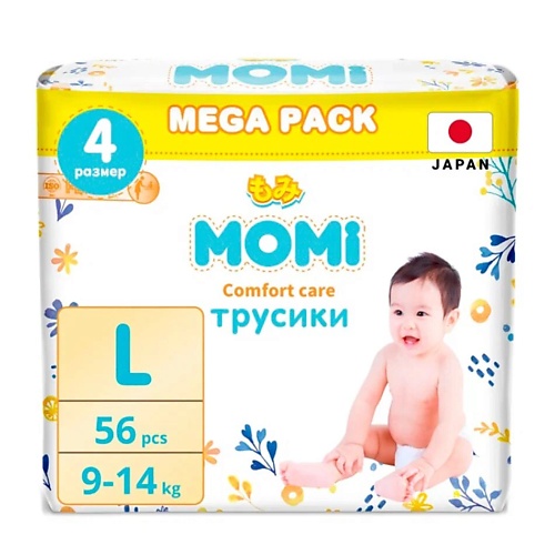 MOMI Подгузники-трусики "Comfort Care" размер L 9-14 кг mega упаковка 56.0, Подгузники-трусики "Comfort Care" размер L 9-14 кг mega упаковка
MOMI Подгузники-трусики "Comfort Care" размер L 9-14 кг mega упаковка 56.0, Подгузники-трусики "Comfort Care" размер L 9-14 кг mega упаковка