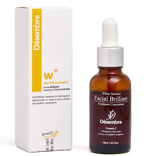 DESEMBRE WHITE SCIENCE FACIAL BRILLIANT TREATMENT CONCENTRATE Сыворотка для лица 30.0, WHITE SCIENCE FACIAL BRILLIANT TREATMENT CONCENTRATE Сыворотка для лица
DESEMBRE WHITE SCIENCE FACIAL BRILLIANT TREATMENT CONCENTRATE Сыворотка для лица 30.0, WHITE SCIENCE FACIAL BRILLIANT TREATMENT CONCENTRATE Сыворотка для лица