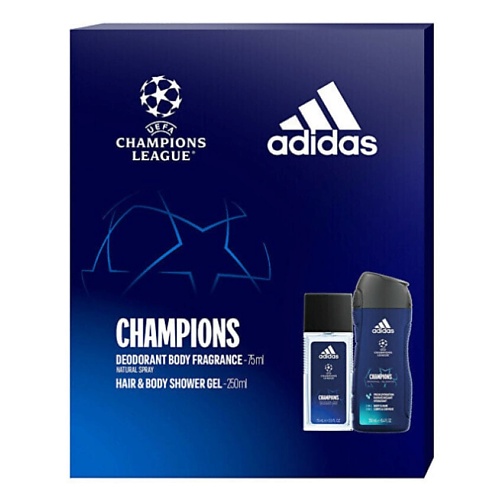 ADIDAS Парфюмерный набор UEFA Champions League Edition 75.0, Парфюмерный набор UEFA Champions League Edition
ADIDAS Парфюмерный набор UEFA Champions League Edition 75.0, Парфюмерный набор UEFA Champions League Edition