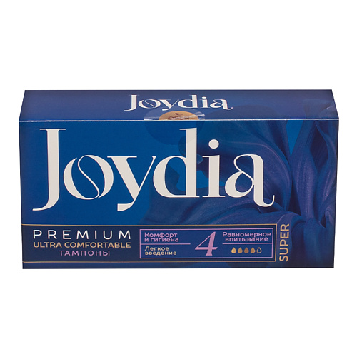 JOYDIA Тампоны гигиенические Premium ultra comfortable Super 16.0, Тампоны гигиенические Premium ultra comfortable Super
JOYDIA Тампоны гигиенические Premium ultra comfortable Super 16.0, Тампоны гигиенические Premium ultra comfortable Super