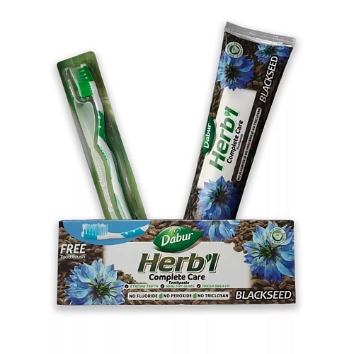 DABUR Зубная паста с черным тмином и щетка (Toothpaste) 150.0, Зубная паста с черным тмином и щетка (Toothpaste)
DABUR Зубная паста с черным тмином и щетка (Toothpaste) 150.0, Зубная паста с черным тмином и щетка (Toothpaste)